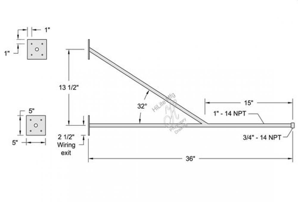 B-15 Arm and Mounting Plates