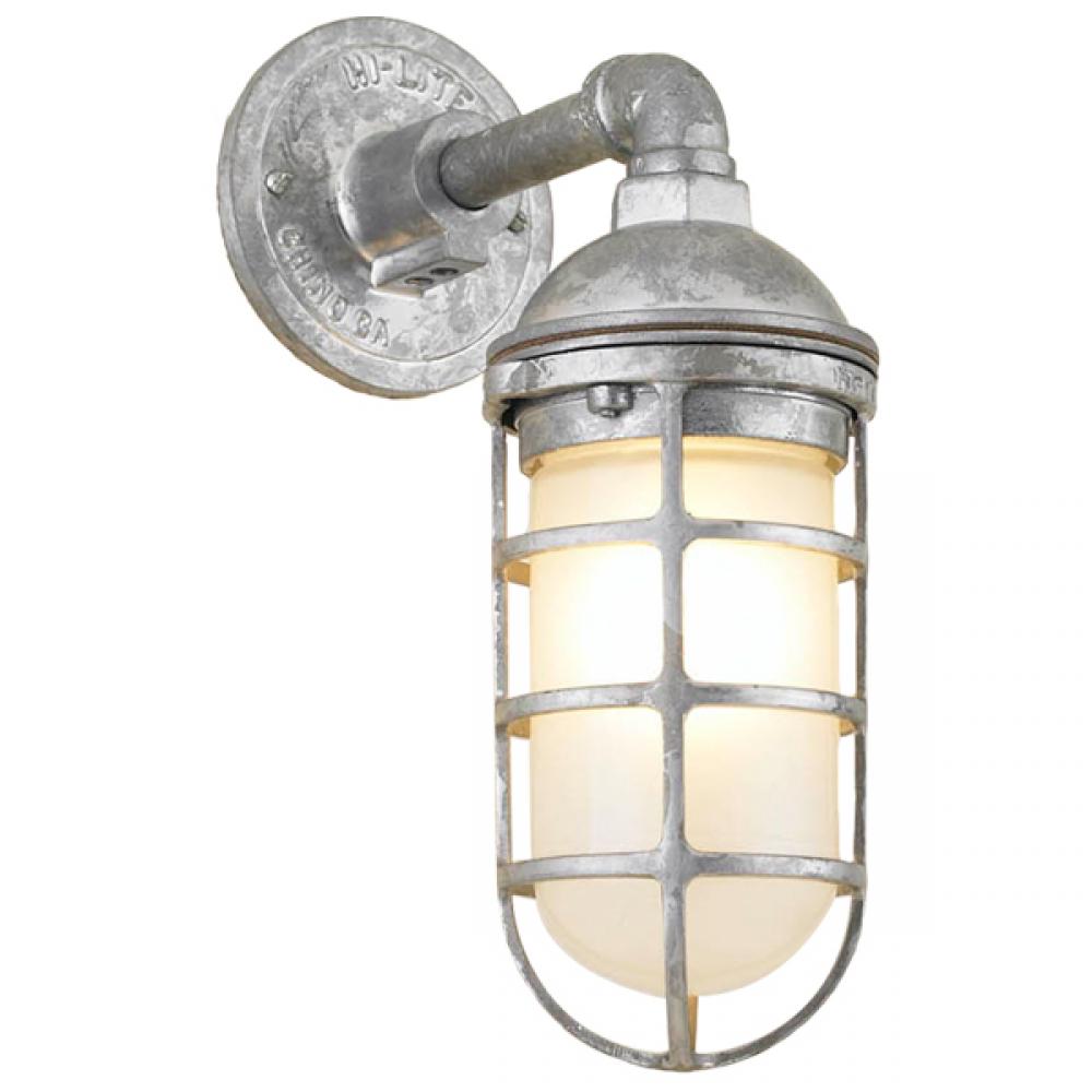 RLM Saucer Vapor Jar Outdoor Wall Sconce Light