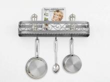 Hi-Lite MFG Co. H-13-24Y-B-BK01/A-COP - POT RACK COLLECTION