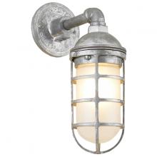 Hi-Lite MFG Co. H-LCGU-1B-96-RIB/INC - RLM Saucer Vapor Jar Outdoor Wall Sconce Light