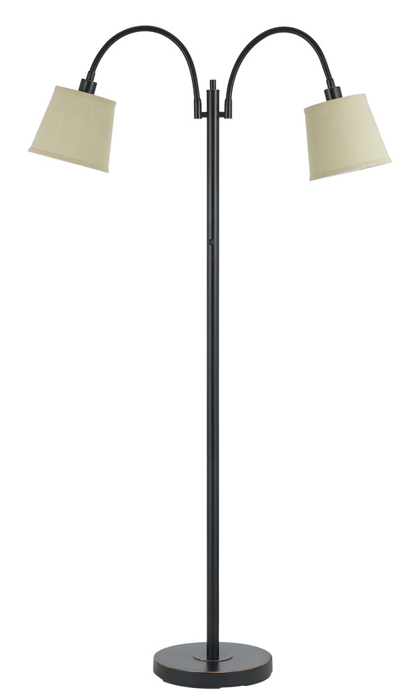 65" Height Metal Floor Lamp in Dark Bronze