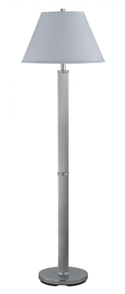 60" Height Metal Floor Lamp in Chrome