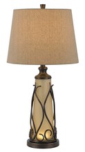 CAL Lighting BO-2348TB - 29.5" Height Metal Table Lamp in Iron