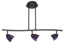 CAL Lighting SL-954-3-DB/BLS - 3 Lights,Serpentine Light, 120V, GU-10, 50W Each,Bulbs included