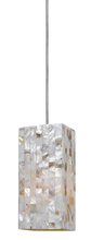 CAL Lighting UP-1029/6-BS - 10.4" Tall Metal Pendant in Rust