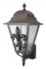 Melissa Lighting FL1799 - Americana Collection Fleur De Lis Series Model FL1799 Large Outdoor Wall Lantern