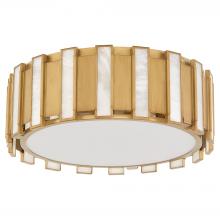 Cyan Designs 11948 - Volterra 4 Light Flush Mount | Aged Brass