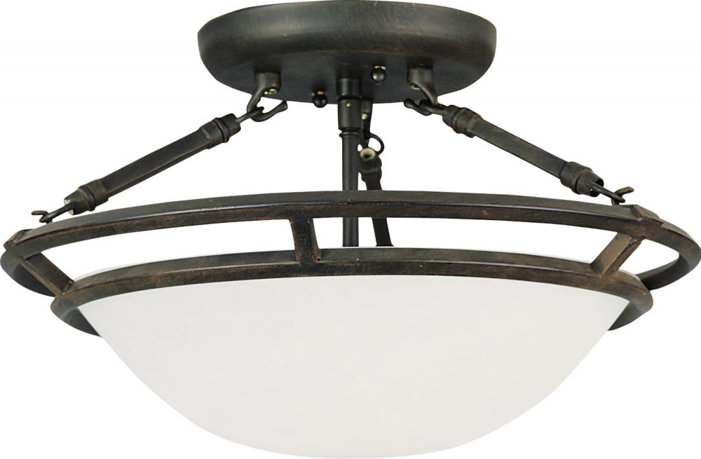 Stratus 3-Light Semi-Flush Mount