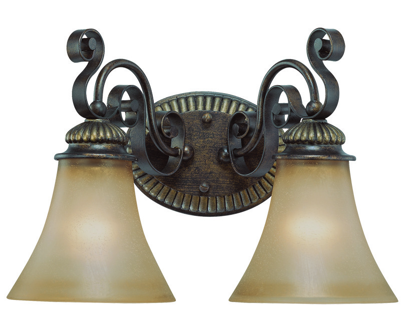 Kingsley 2 Light Vanity in Century Bronze