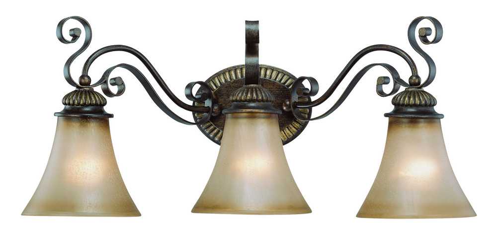 Kingsley 3 Light Vanity in Century Bronze