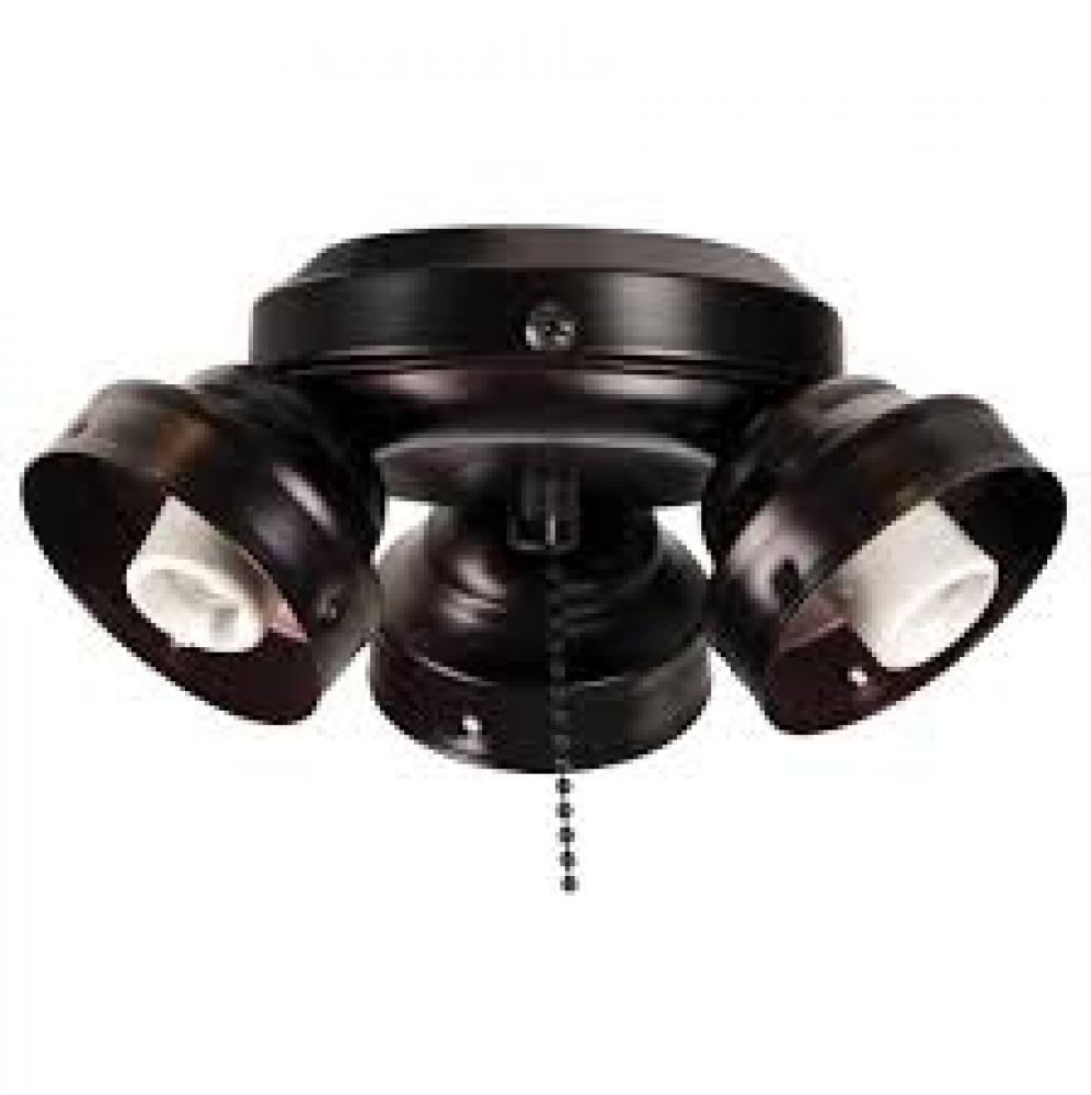 3 Light Fitter w/3x9w LED