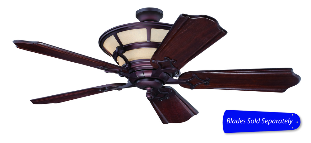 Hathaway 56" Ceiling Fan with Light in Oiled Bronze (Blades Sold Separately)