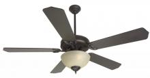 Craftmade CDU202OB-CFL - Two Light Ob - Oiled Bronze Tea Stained Glass Fan Motor Without Blades