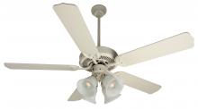 Craftmade CDU203AW-CFL - Four Light Aw - Antique White Alabaster Glass Fan Motor Without Blades