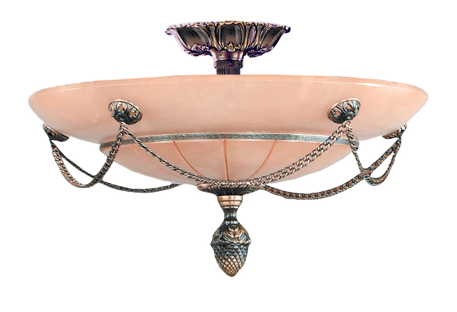 3 Light Bronze Ceiling Mount