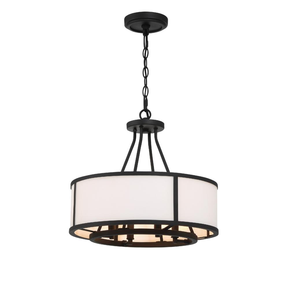 Bryant 4 Light Black Forged Chandelier