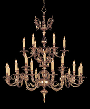 Crystorama 2624-OB - Crystorama Novella 24 Light Olde Brass Chandelier