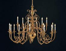 Crystorama 4275-PB - Essex House 18 Light Brass Chandelier I