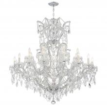 Crystorama 4424-CH-CL-S - Maria Theresa 25 Light Swarovski Strass Crystal Polished Chrome Chandelier