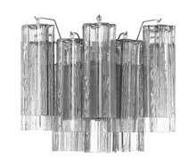 Crystorama ADD-302-CH-SM - Addis 2 Light Polished Chrome Sconce