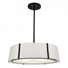 Crystorama FUL-907-BK - Fulton 6 Light Matte Black Chandelier