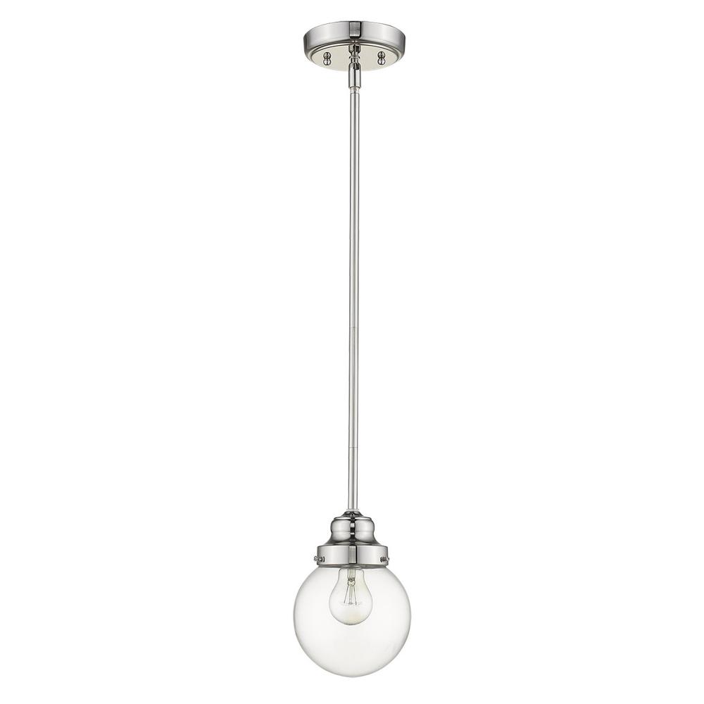 Portsmith 1-Light Polished Nickel Pendant