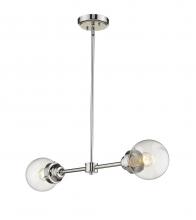 Acclaim Lighting IN21224PN - Portsmith 2-Light Polished Nickel Island Pendant