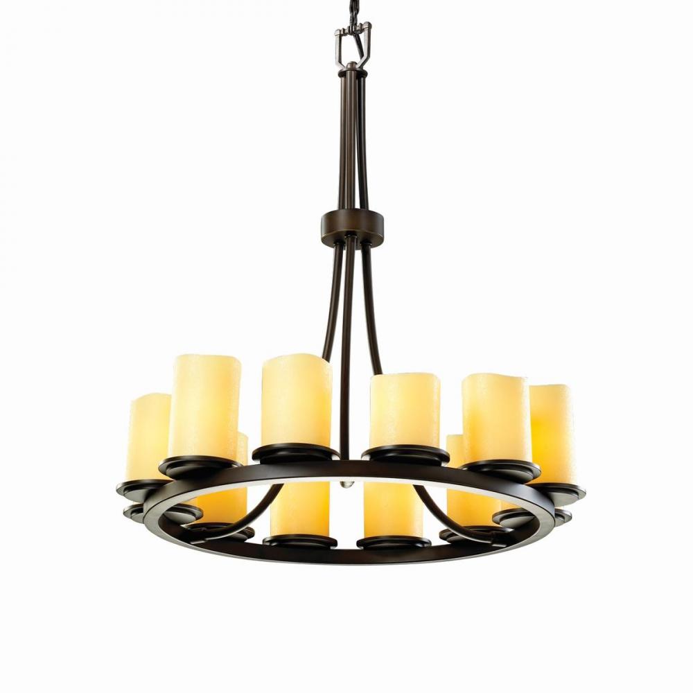 Dakota 12-Light Ring Chandelier (Tall)