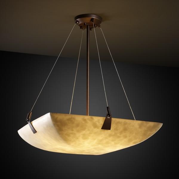 36" Pendant Bowl w/ Tapered Clips