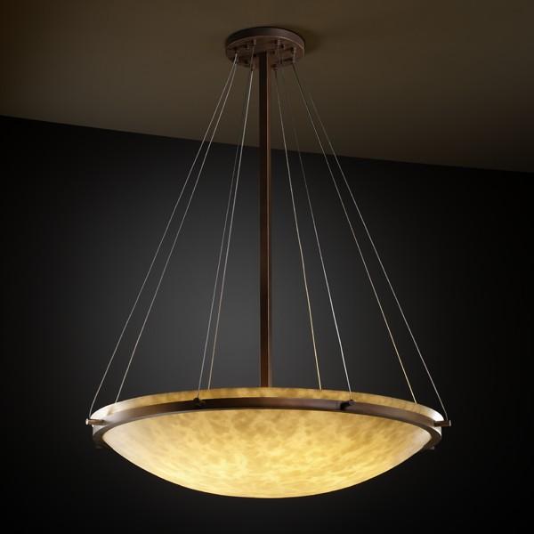 36" LED Pendant Bowl w/ Ring