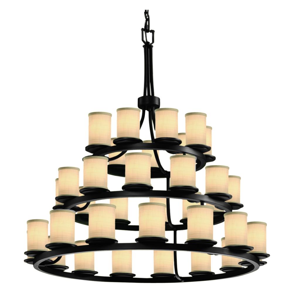 Dakota 36-Light 3-Tier Ring LED Chandelier