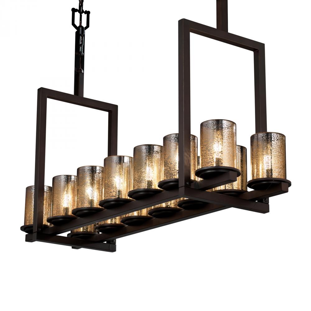 Dakota 14-Light Bridge LED Chandelier (Short)