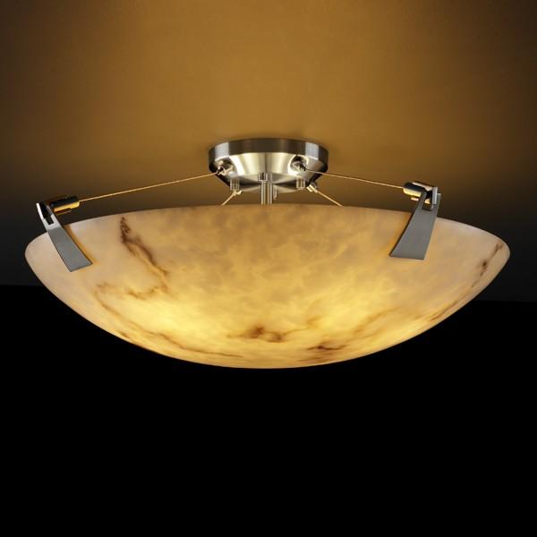 48" Semi-Flush Bowl w/ Tapered Clips