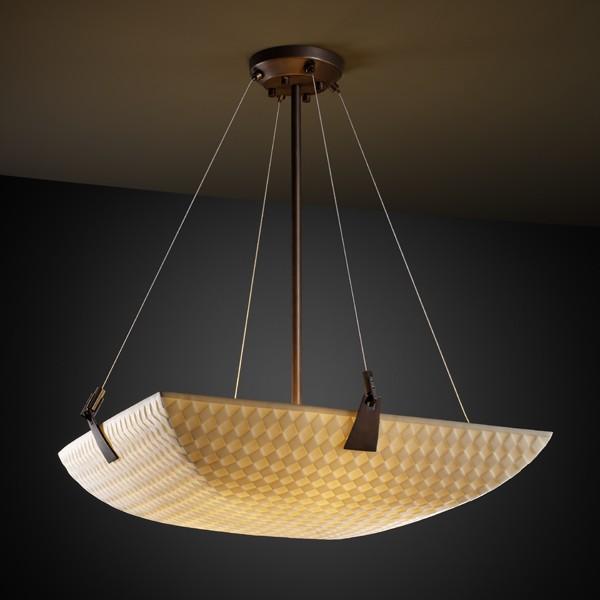 18" Pendant Bowl w/ Tapered Clips