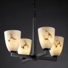 Justice Design Group FAL-8829-10-MBLK - Modular 4-Light Chandelier