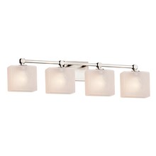 Justice Design Group FSN-8424-55-FRCR-NCKL - Tetra 4-Light Bath Bar