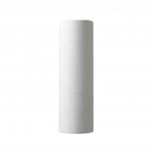 Justice Design Group CER-5407W-MAT - Really Big ADA Tube Wall Sconce - Closed Top (Outdoor)