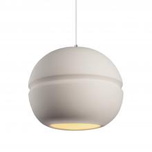 Justice Design Group CER-6415-BIS-CROM-WTCD - Large Sphere 1-Light Pendant