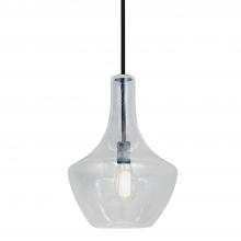 Justice Design Group FSN-4171-SEED-MBLK - Harlow 14" Pendant