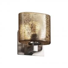 Justice Design Group FSN-8931-30-MROR-MBLK - Modular 1-Light Wall Sconce (ADA)