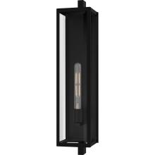 Quoizel DLE8406MBK - Dale 1-Light Matte Black Outdoor Wall Lantern