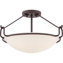 Quoizel QF1834WT - Belcourt Semi-Flush Mount