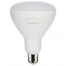 Satco Products Inc. S11779 - 13 Watt BR40 LED; Medium Base; CCT Selectable; White Finish; 90 CRI; 120 Volt