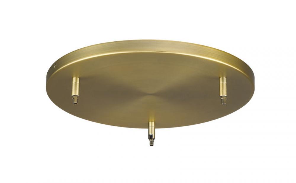 3 Light Ceiling Plate