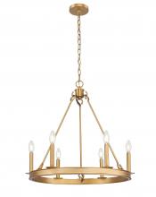 Z-Lite 482R-6RB - 6 Light Chandelier