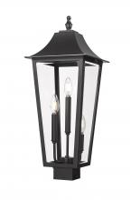 Z-Lite 5008PHBS-BK - 3 Light Outdoor Post Mount Fixture