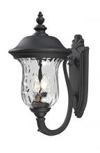 Z-Lite 533M-BK - 2 Light Outdoor Wall Light