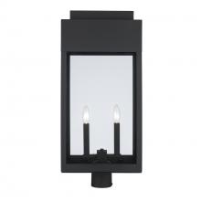 Trans Globe 51525 BK - Marley Post Lantern Black