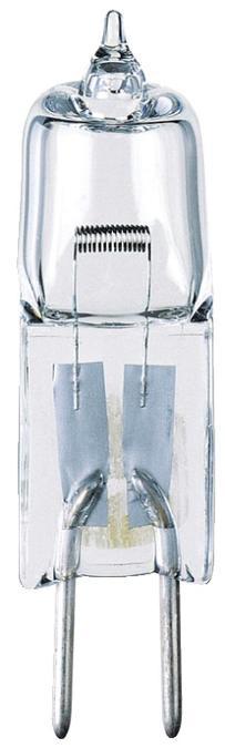 100W T4 JC Halogen Low Voltage Clear GY6.35 Base, 12 Volt, Card