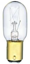 Westinghouse 371700 - 25W T8 Incandescent Clear D.C. Bayonet Base, 120 Volt, Card